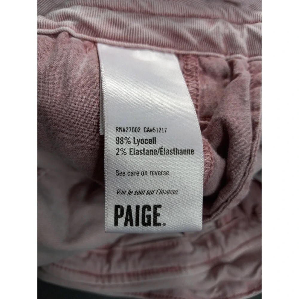Paige Vintage Garden Rose Pleated Carly shorts size 28